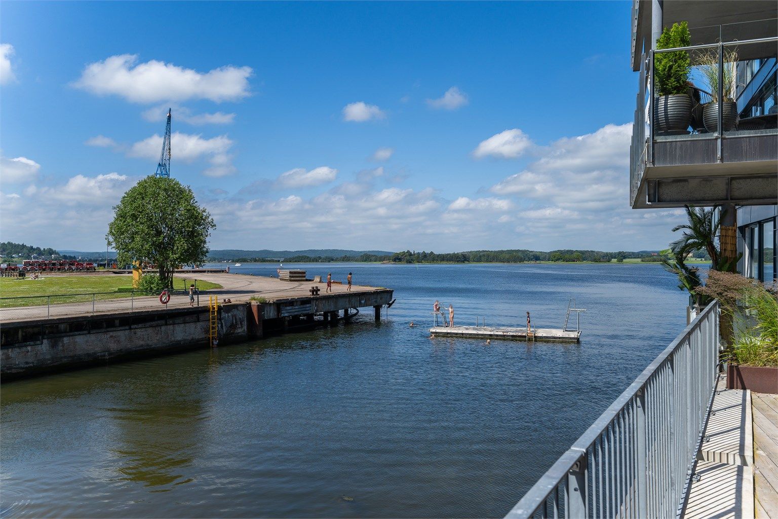 Her er det gøy med bading for store og små!