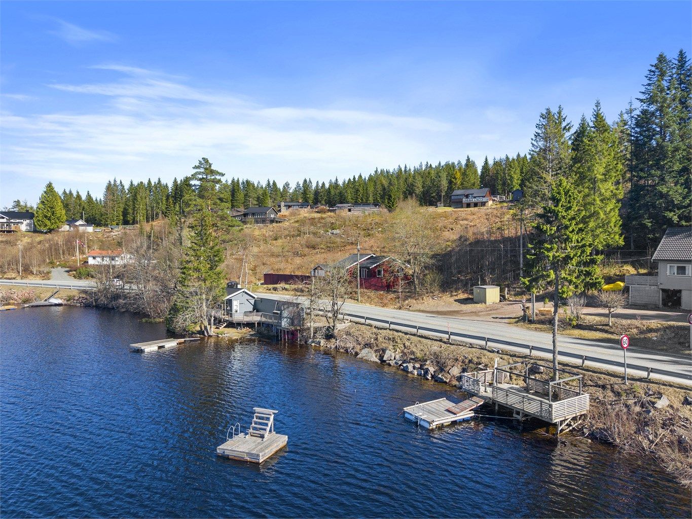 Bademuligheter ved Heivannet. 