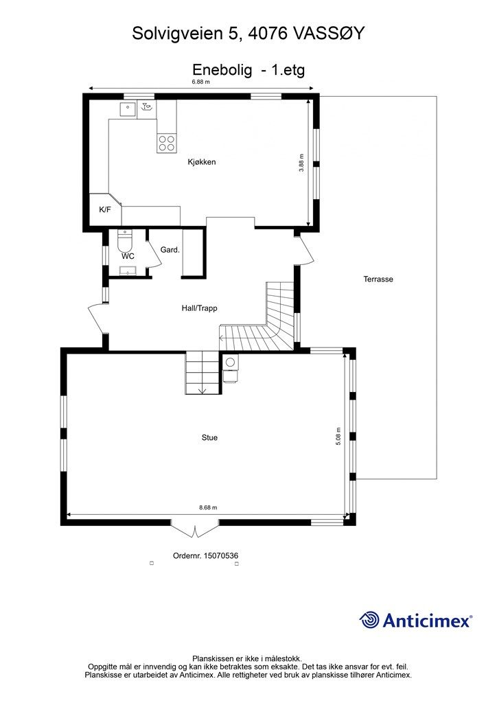 Plantegning - 1. etasje