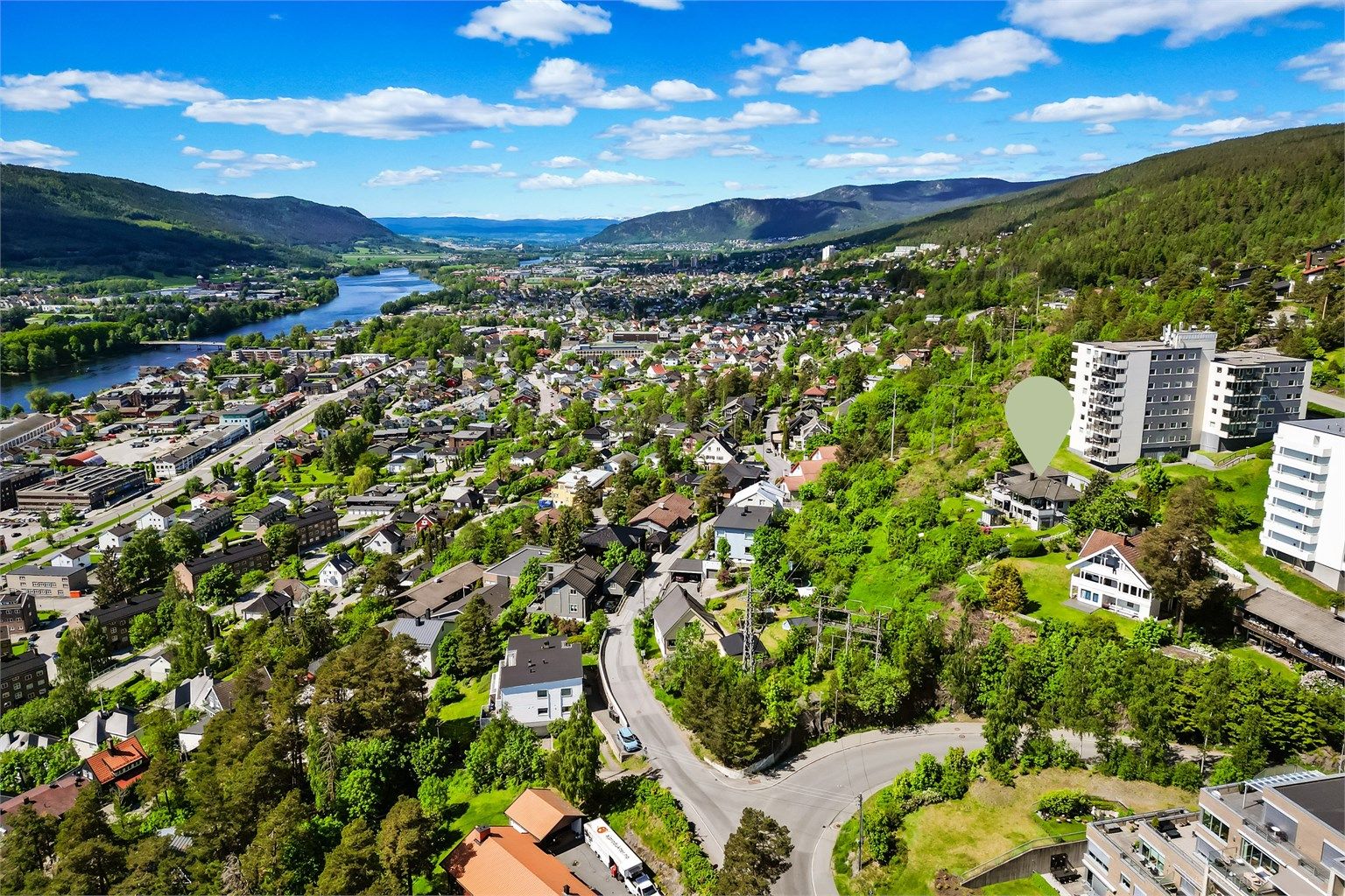 Eiendommen har en attraktiv beliggenhet på Bragernesåsen/Underlia.
Foto: Haiman Askari