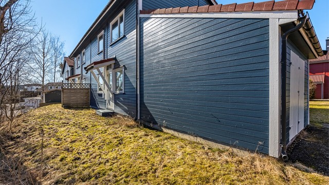 Uteområde - adkomst til uteområdene er fra kjøkkenet