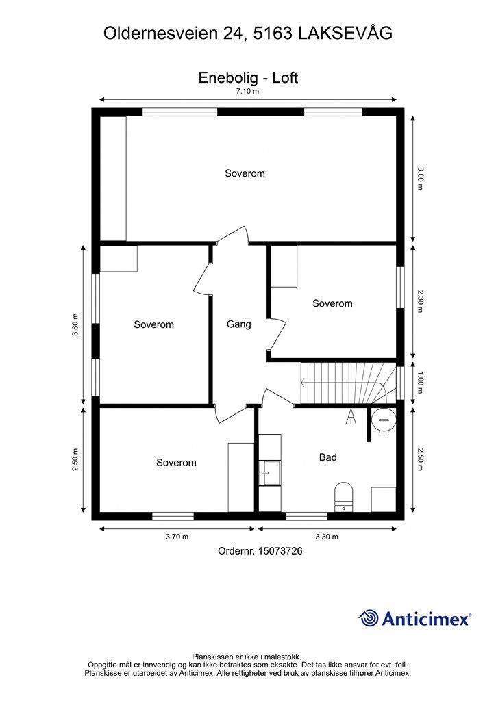 - Plantegning 2. etasje -
