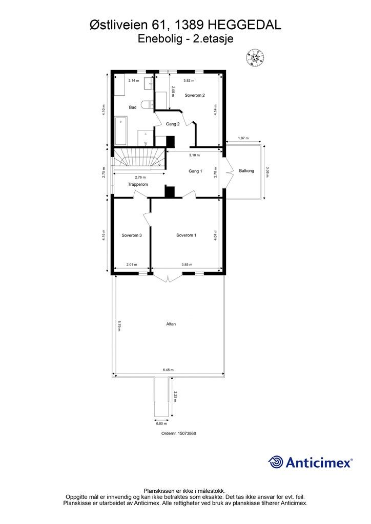 Plantegning - 2.etasje