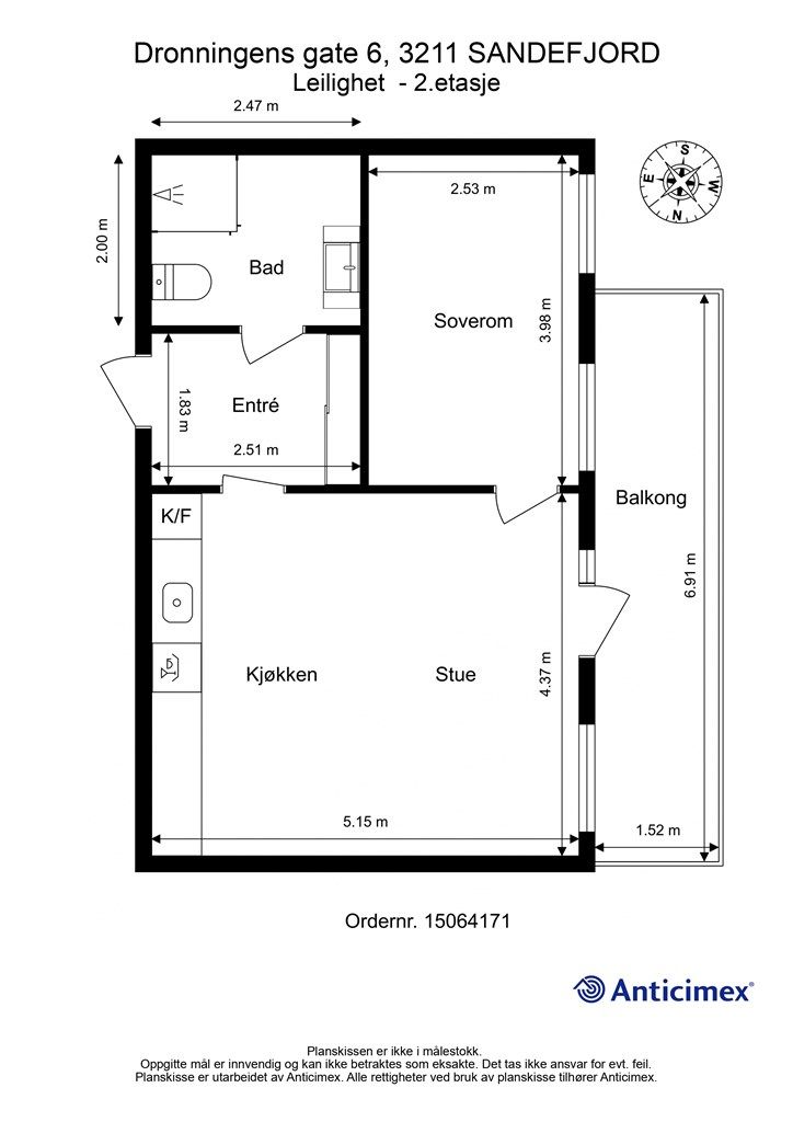 Plantegning 2.etasje 