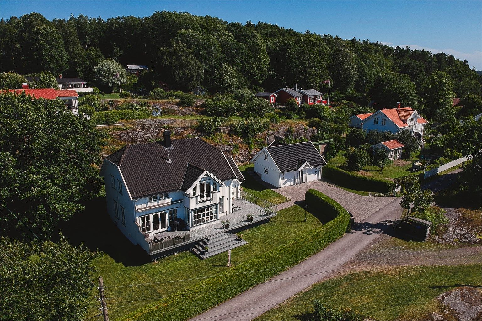 Nærområdet byr på flotte tur- og rekreasjonsmuligheter.