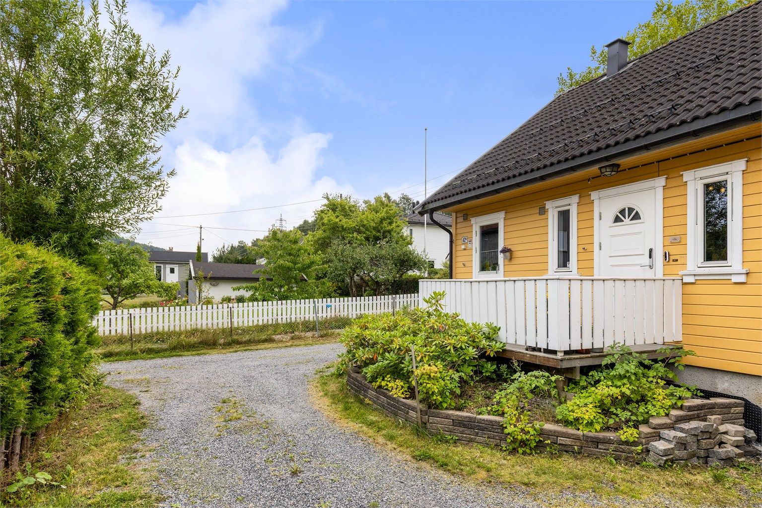 Boligen ligger flott til i et rolig og attraktivt boligområde på Grefsen. Foto: Petter Tanum Larsen