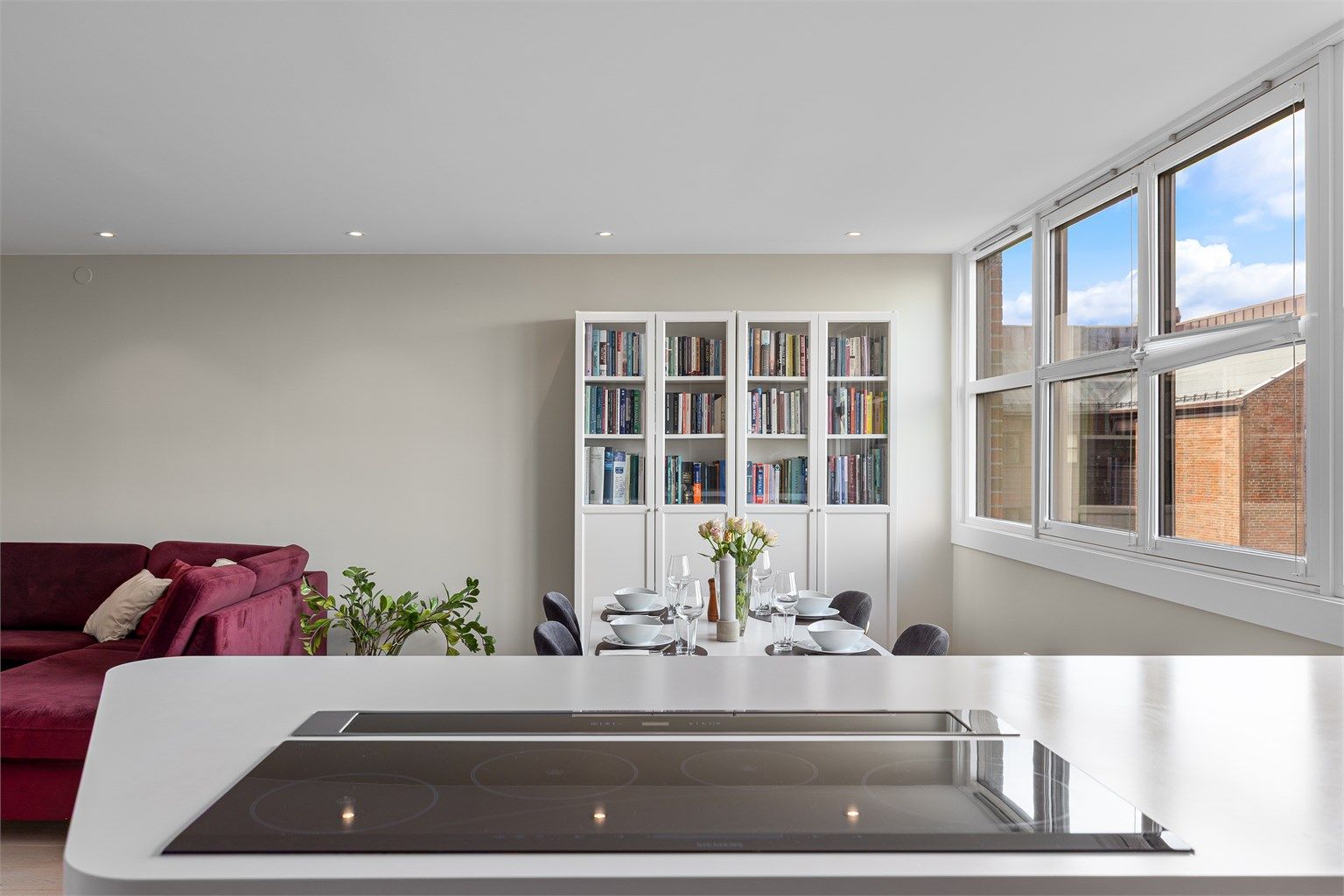 Lys og moderne 3-roms med flott planløsning