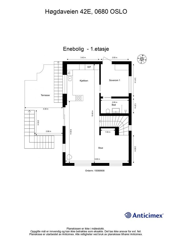 Plantegning 1. Etasje