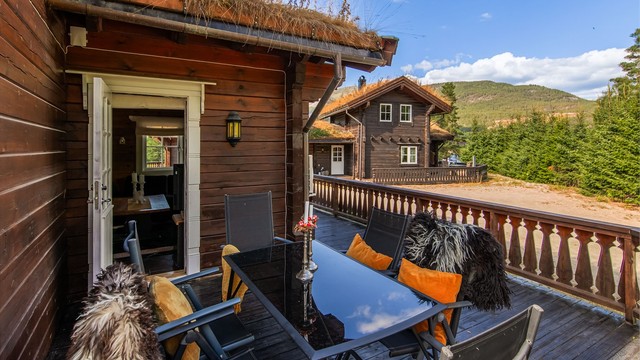 En perfekt plass for å nyte måltider utendørs.