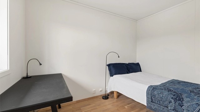 Soverom 2 har også god størrelse og kan også fint brukes som hjemmekontor