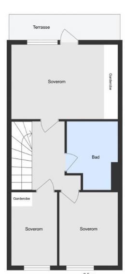 Alternativ plantegning for 3. etasje
