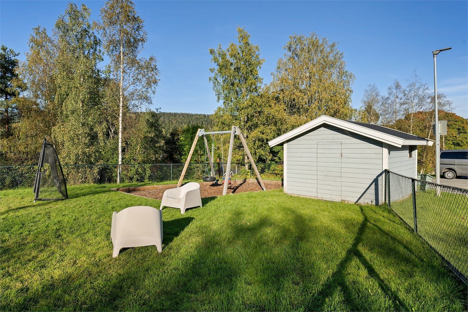 Sommerbilde av området