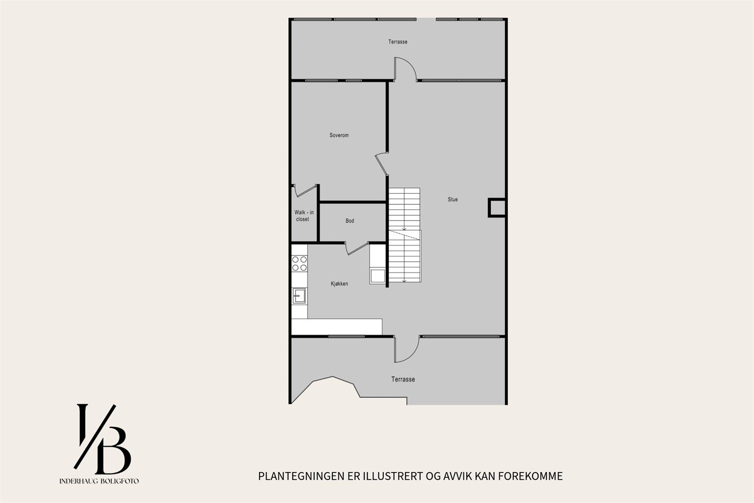 Plantegning av 2.etasje