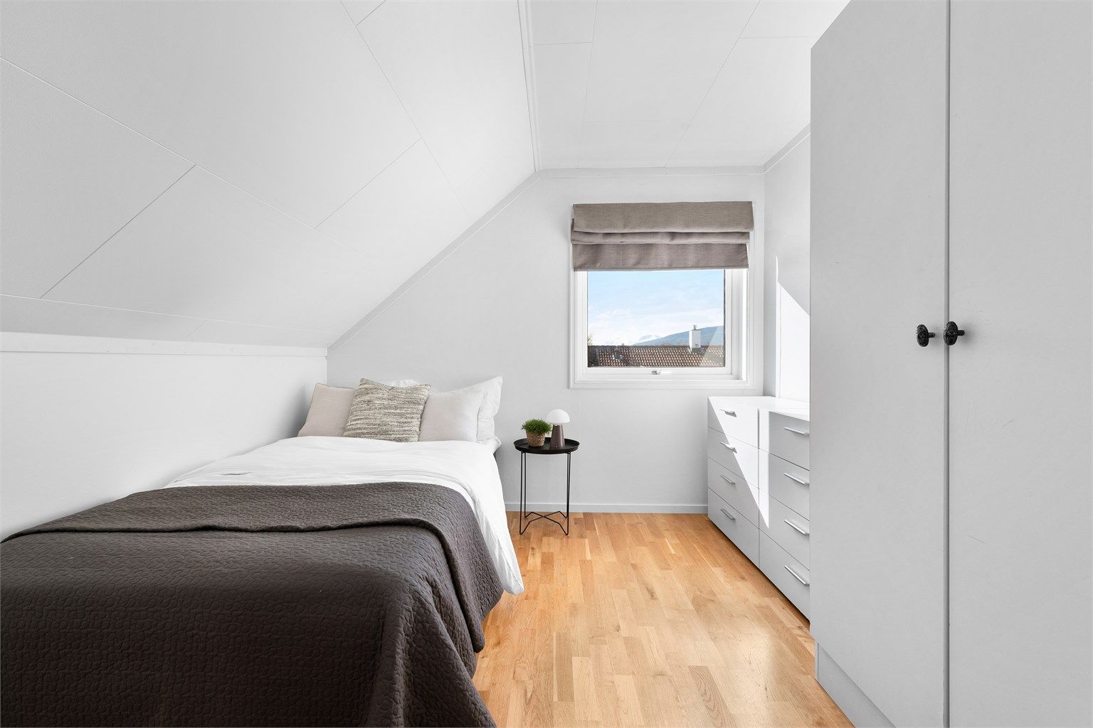 Det tredje soverommet egner seg godt som barnerom, gjesterom eller kontor