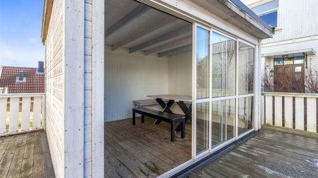 Hagestue med skyvedører av glass som kan være med å utvide sesongen
