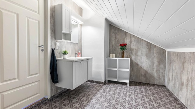 Bad/toalettrom loftsetasje.