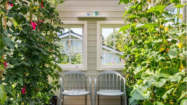 Fantastisk drivhus med innlagt strøm.