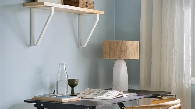 Begge rommene har god plass til oppbevaringsmøbel eller skrivebord etter eget ønske og behov