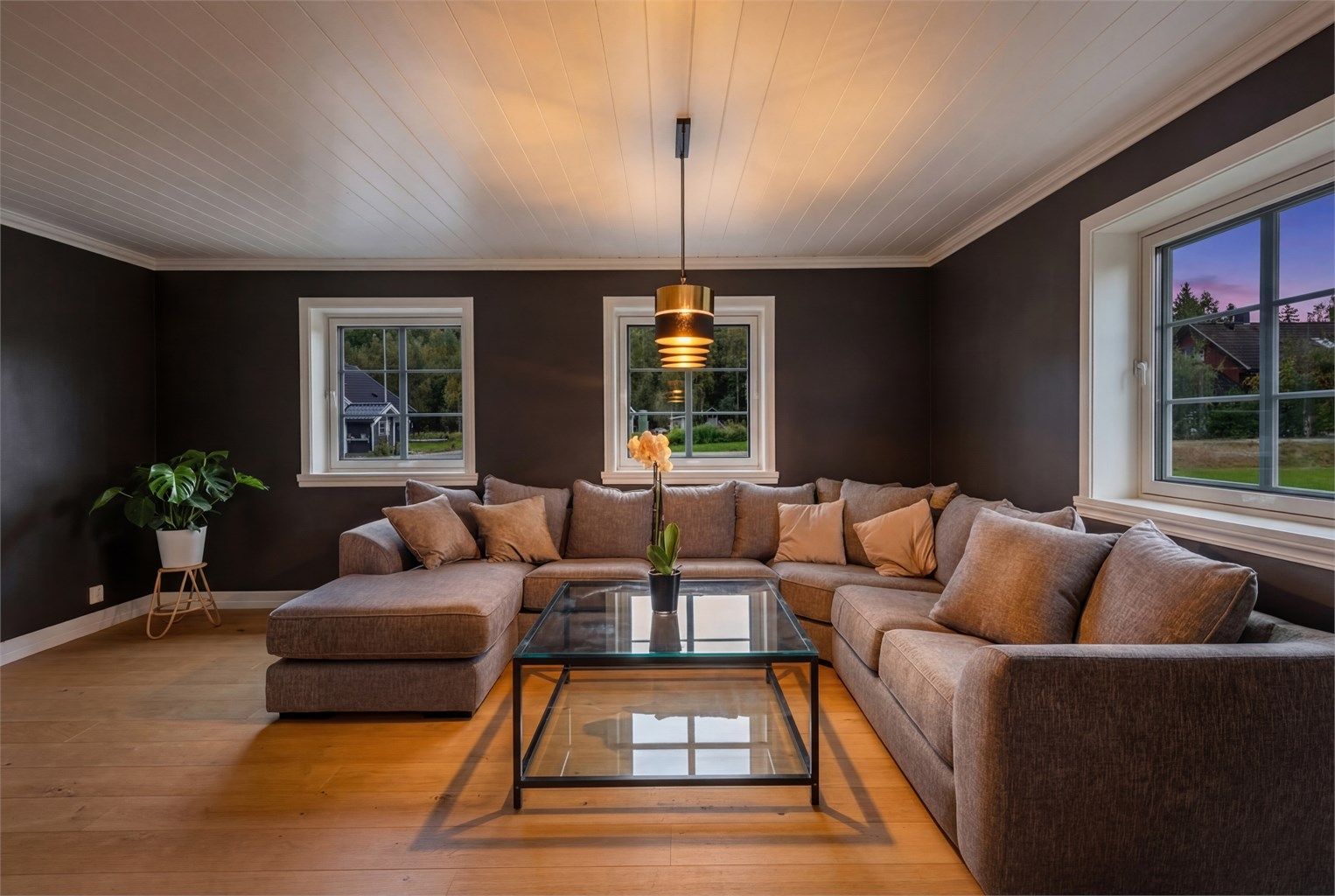 Kveldsbilde KI-redigert. 