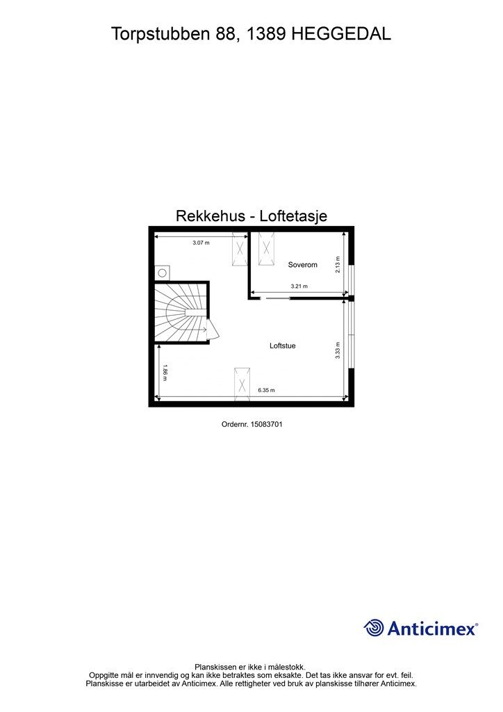 Plantegning loft