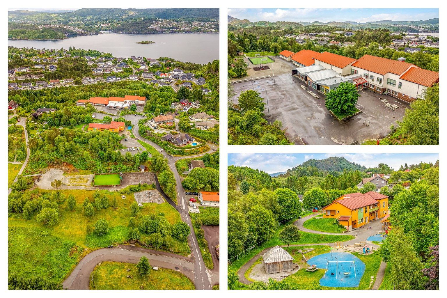 Fra boligen er det kort og enkel vei til både barnehage og barneskole.