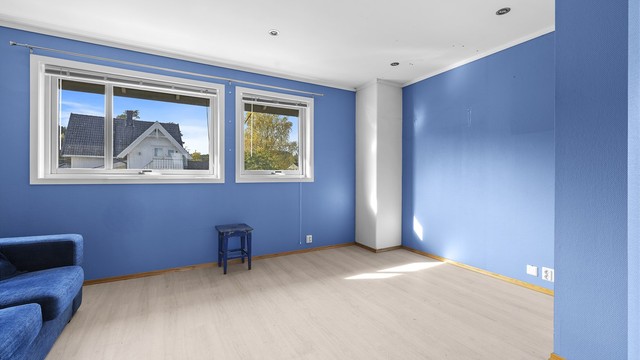 Stue (Tidligere 2 soverom, kan enkelt reverseres)
