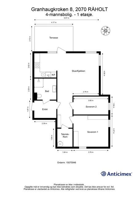 Plantegning 1 etasje