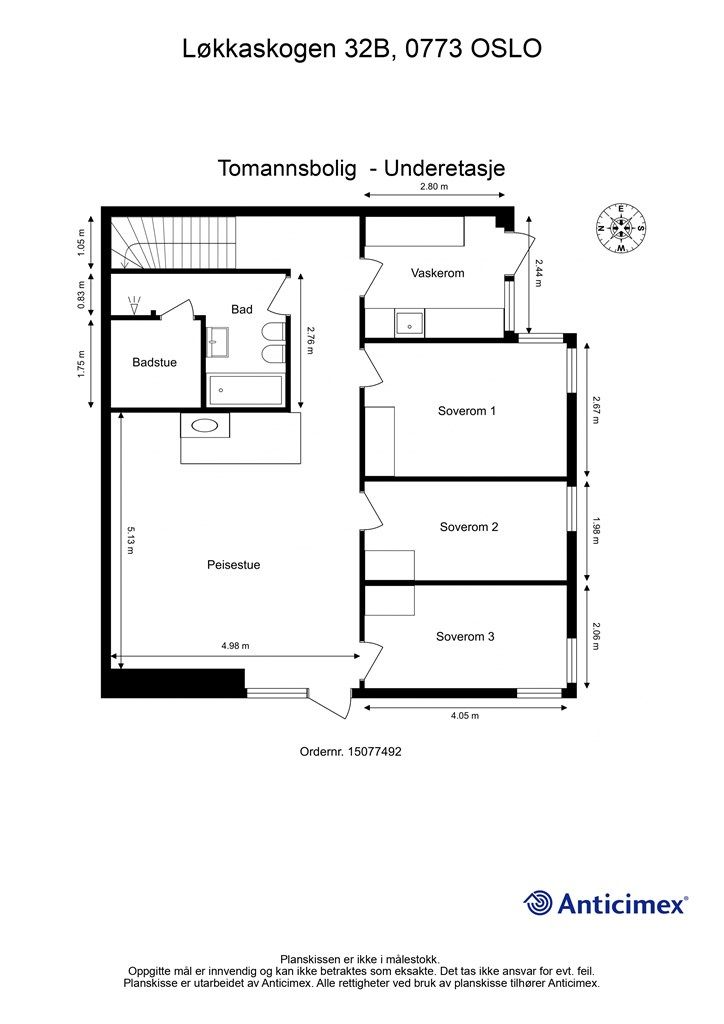 Plantegning - U. etasje.