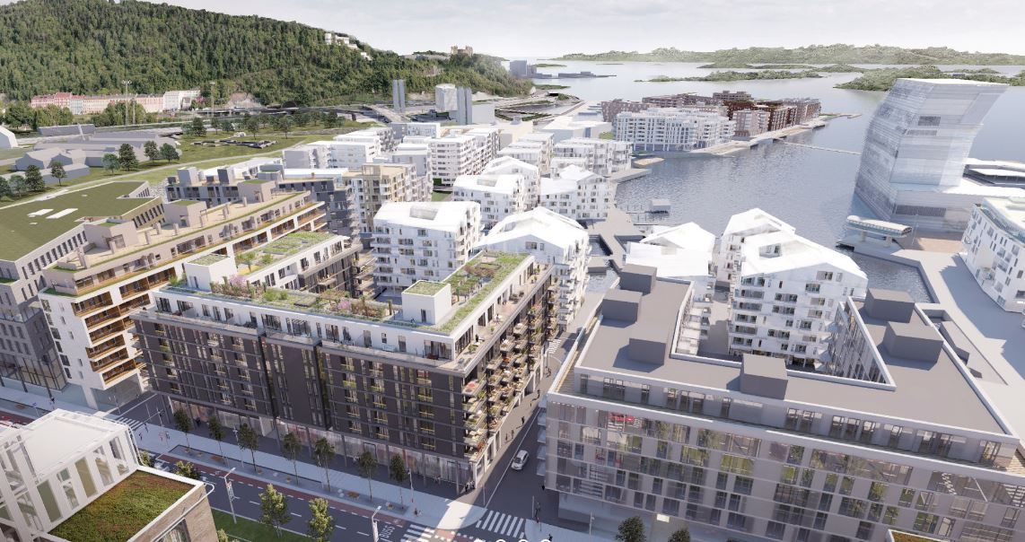 Eufemias hage - supersentralt med fjorden som nabo.