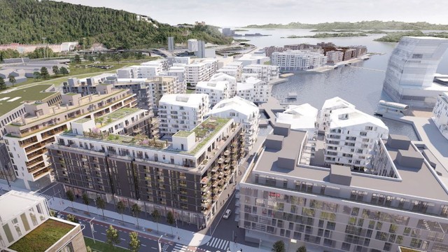 Eufemias hage - supersentralt med fjorden som nabo.