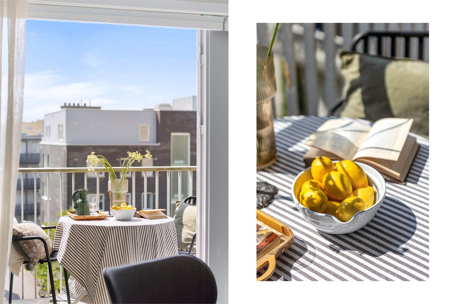 Med ca. 5 m² får du et ekstra oppholdsrom gjennom sommeren – perfekt for morgenkaffen, hjemmekontor i solen eller en rolig kveld ute.