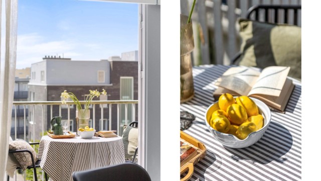 Med ca. 5 m² får du et ekstra oppholdsrom gjennom sommeren – perfekt for morgenkaffen, hjemmekontor i solen eller en rolig kveld ute.