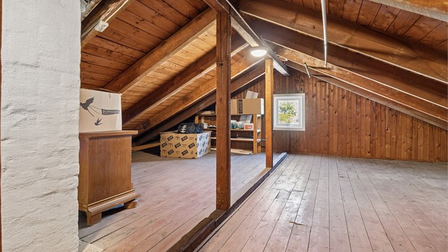 Disponibelt lagringsområde på felles loft