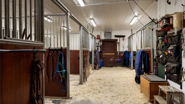 Nabo har en hyggelig stall hvor man kan leie plass.