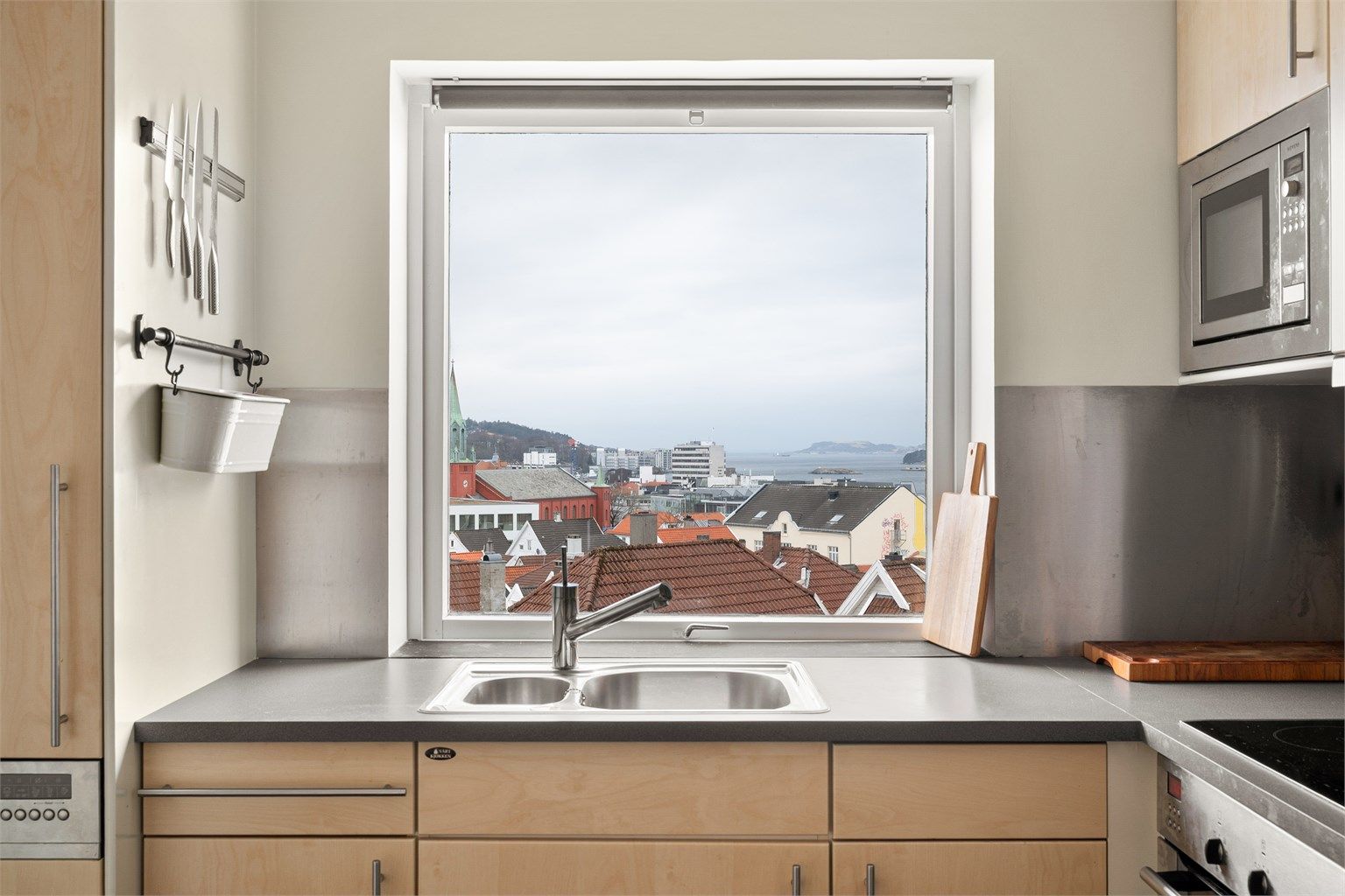 Her kan man lage middag med panoramautsikt over sentrum