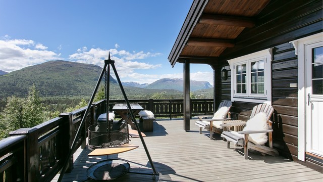 Stor romslig terrasse