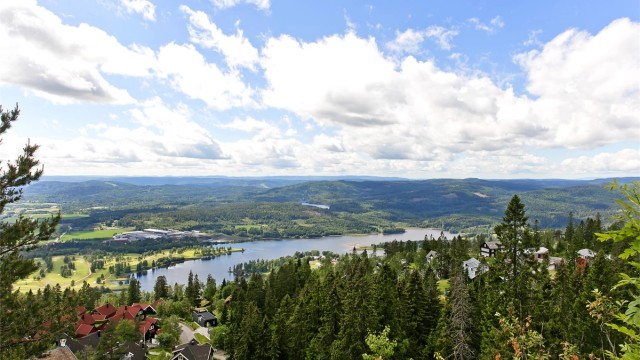 Området byr på storslått natur og utsiktspunkter.