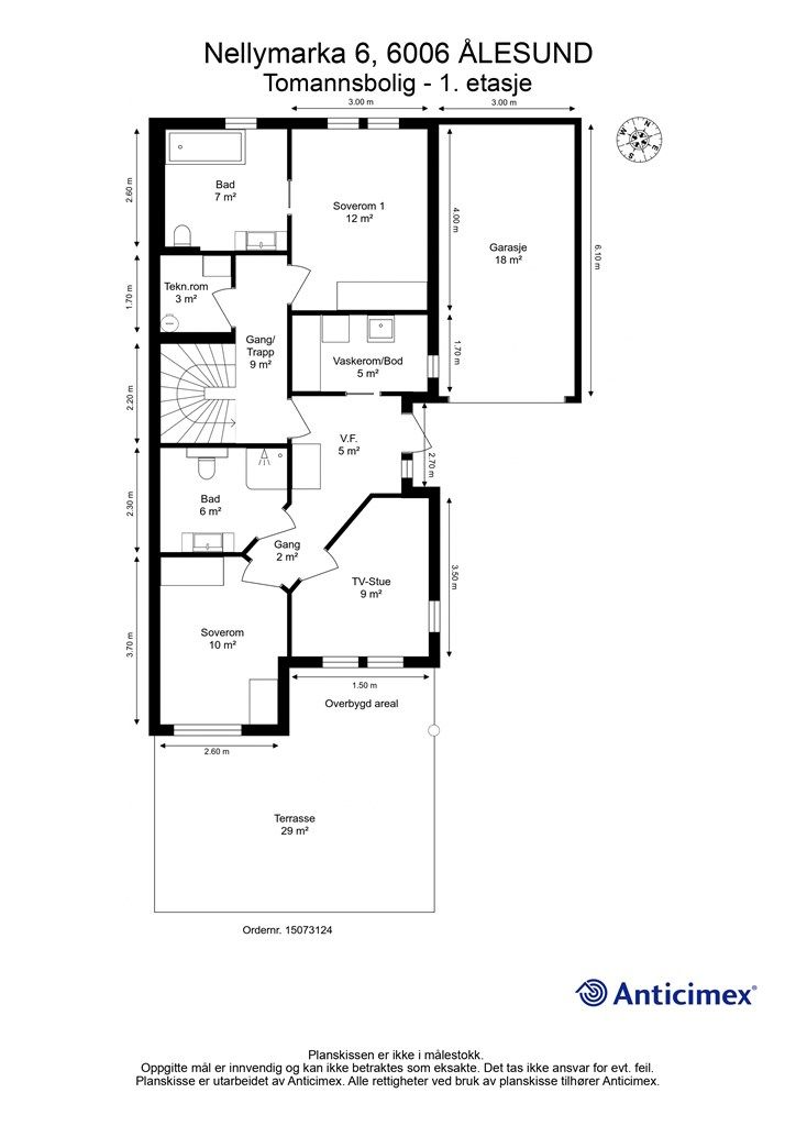 Plantegning 1 etasje