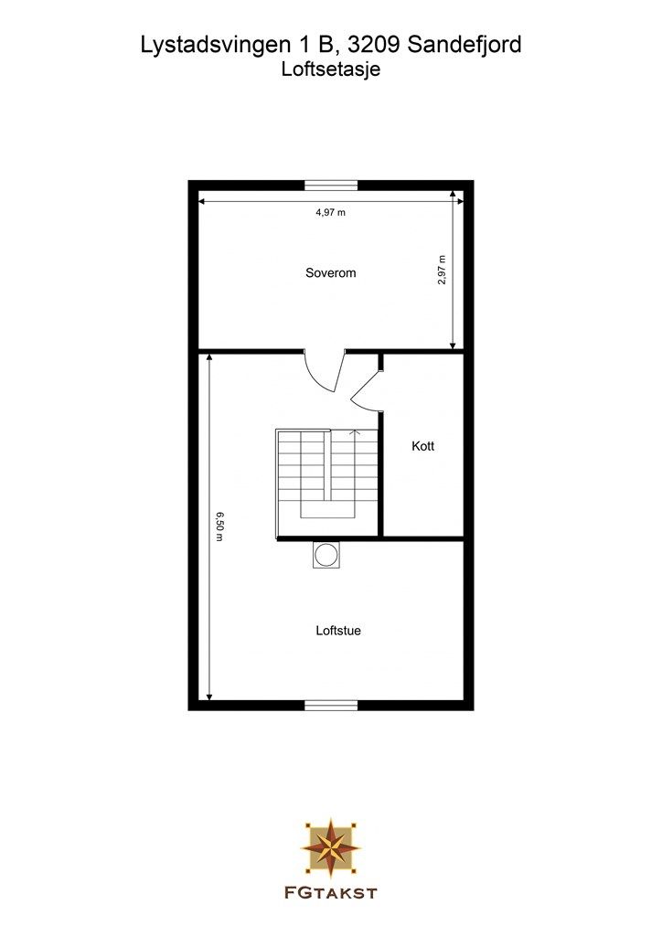 Loftsetasje - Etasjen er ikke godkjent innredet