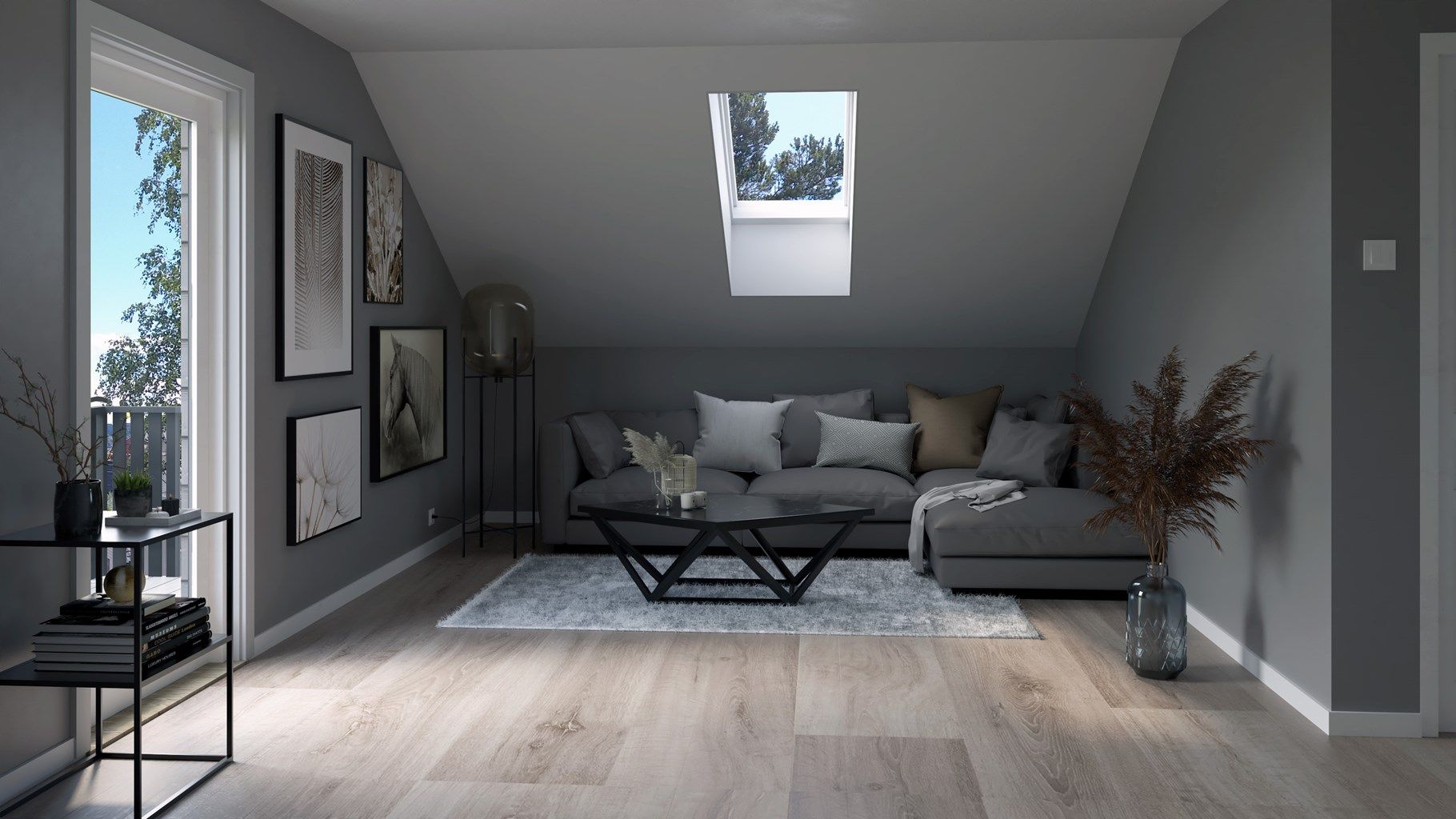 Illustrasjonsbilde - Ombygget eksist. hus BRA - STUE LOFT medium