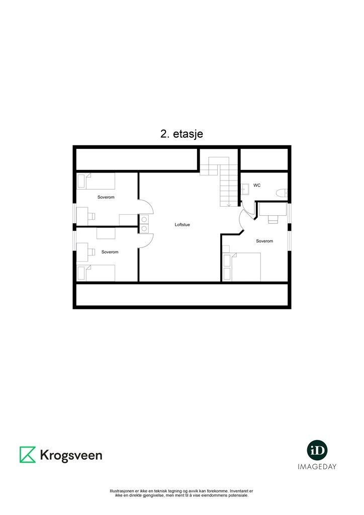 Plantegning - 2. etasje