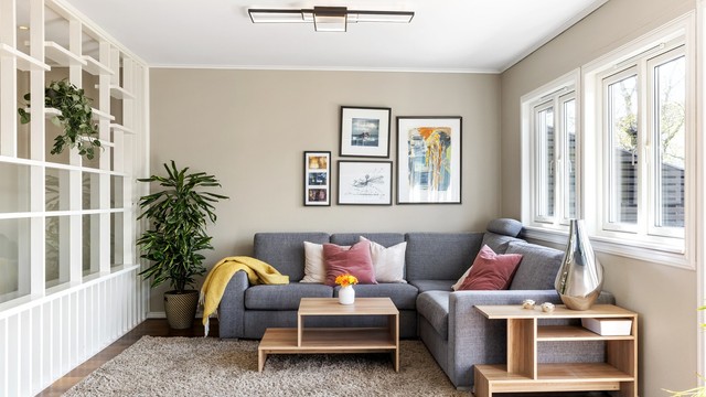 God plass til en hyggelig sofakrok for familien.