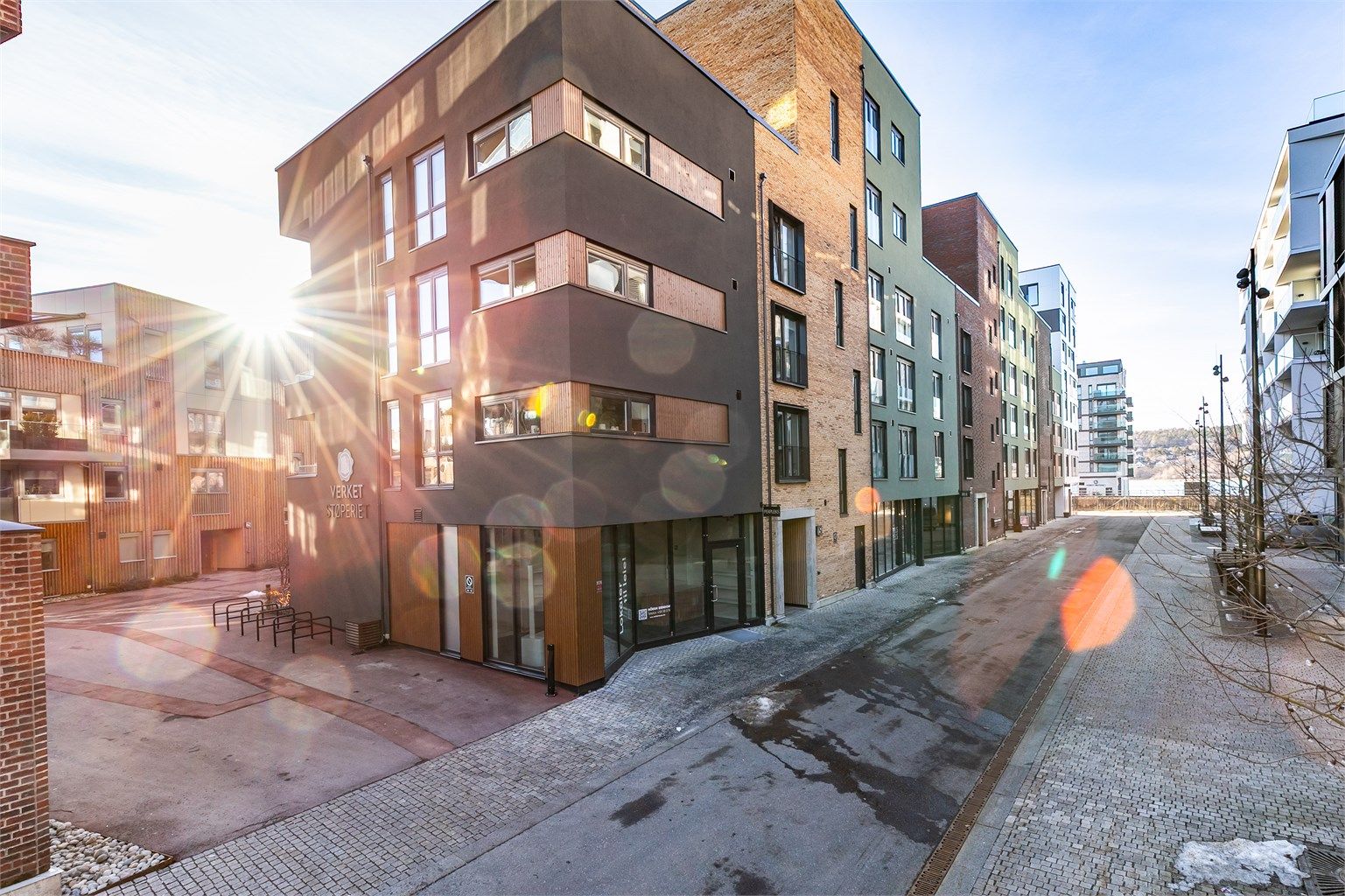 På Støperiet kan du bo i moderne og fremtidsrettede omgivelser, midt i den bydelen Verket.