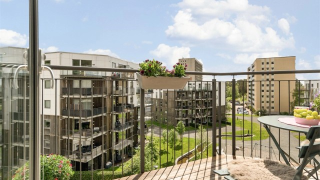 - Et flott sted å nyte formiddagssolen på -