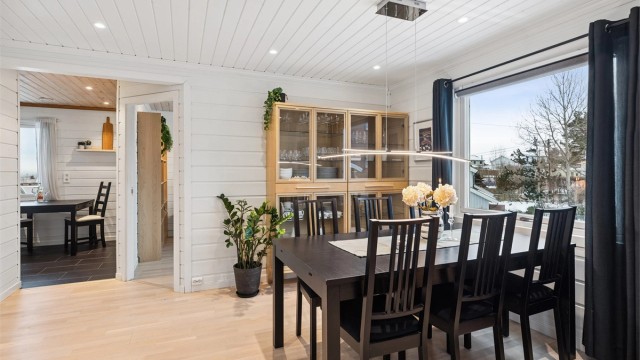 God atmosfære og fin flyt i leiligheten.