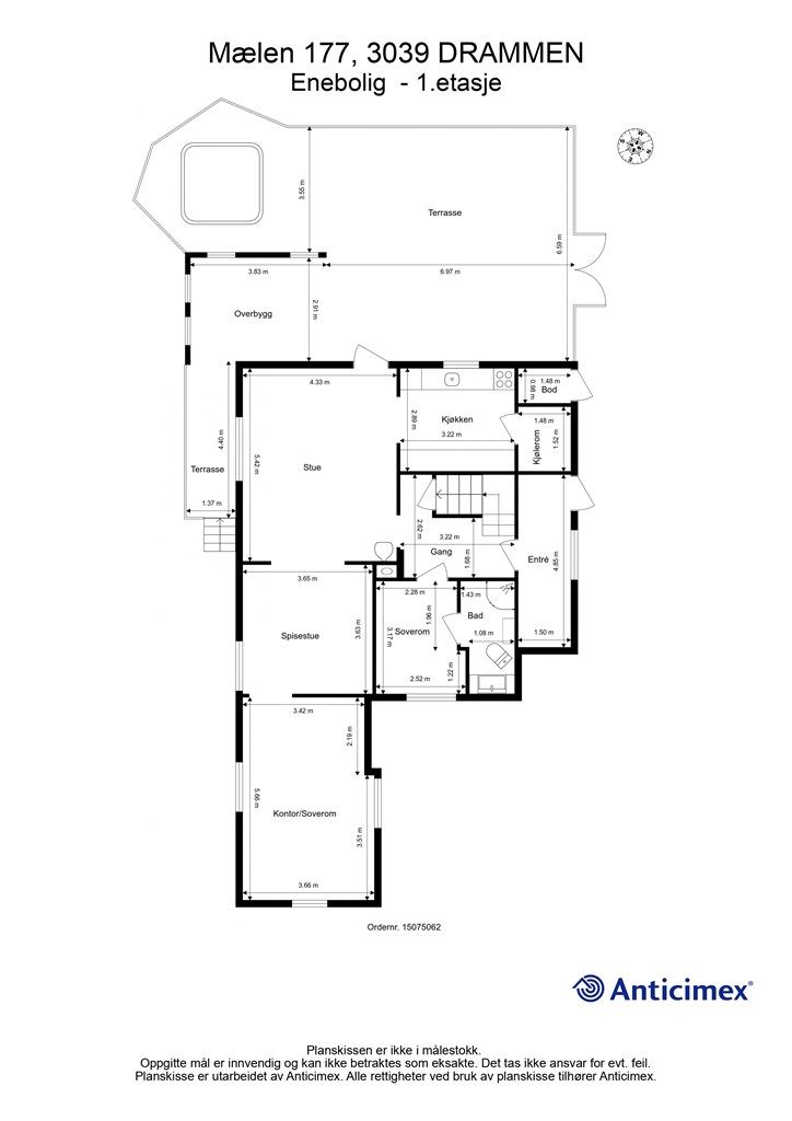 Plantegning 1.etasje