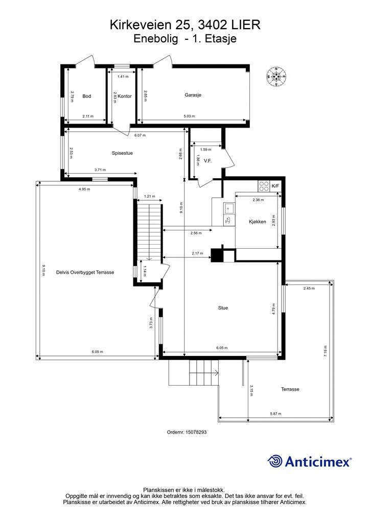 Plantegning - 1. etasje