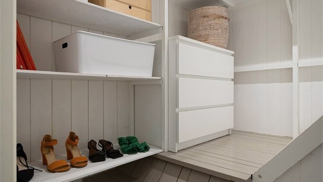 Masser av oppbevaringsplass