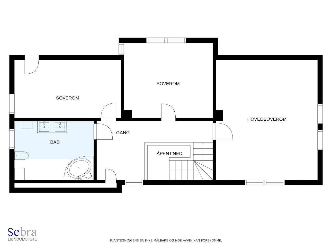 Plantegning 2. etasje.
