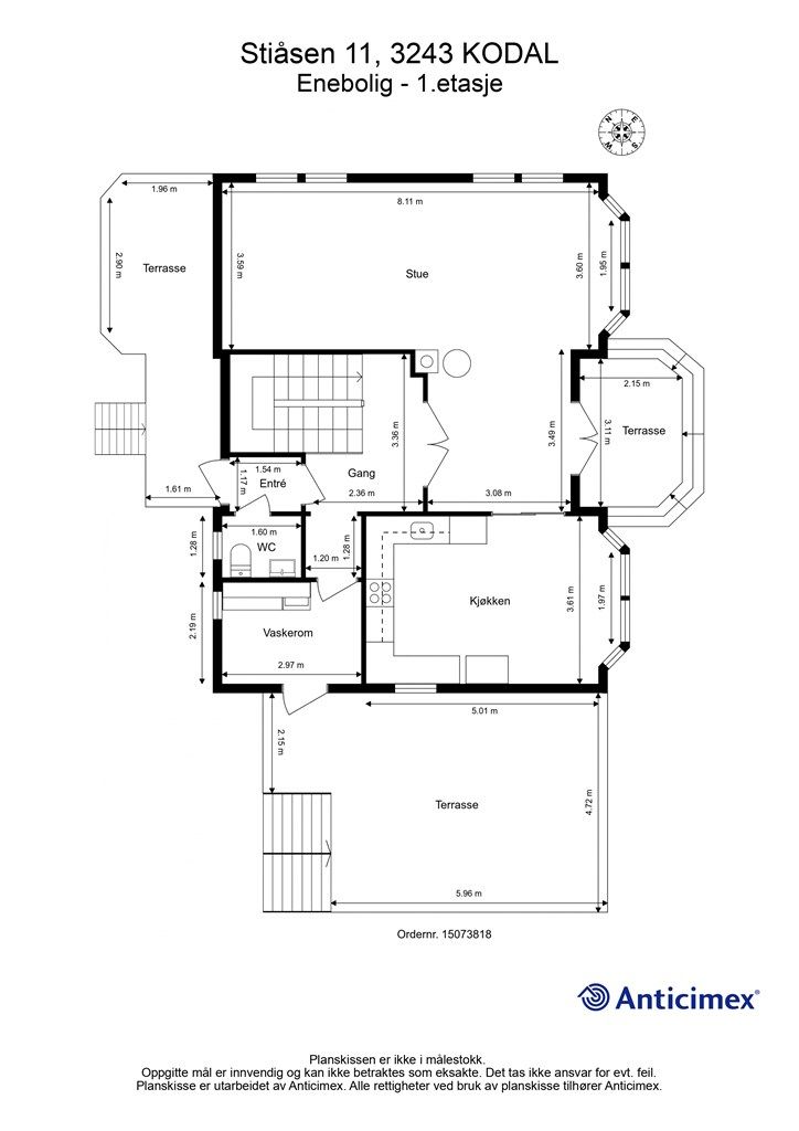 Plantegning - 1.etasje